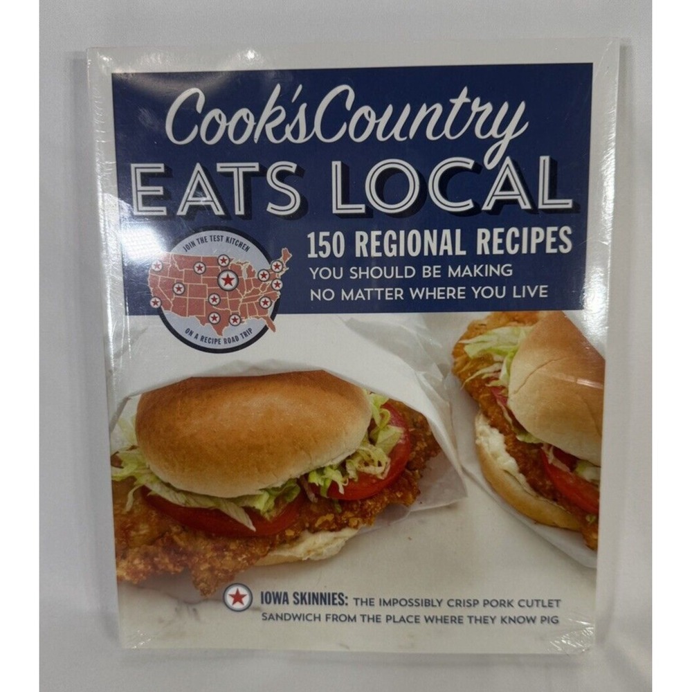 Cooks Country Eats Local 150 Regional Recipes Americas Test Kitchen New Sealed